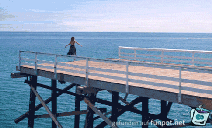 Sprung ins Meer Sprung ins Meer