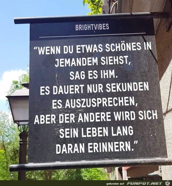 wenn du etwas schoenes wenn du etwas schoenes