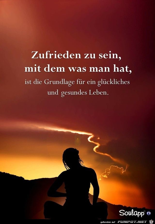 zufrieden zu sein zufrieden zu sein
