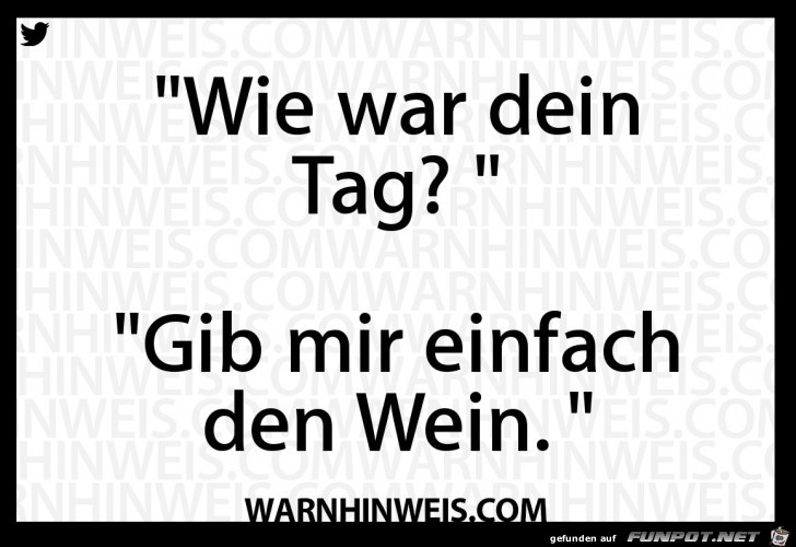 Wie war Dein Tag