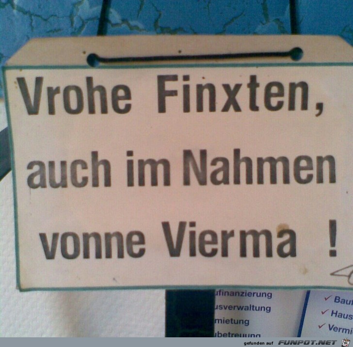 Vrohe Finxten Vrohe Finxten