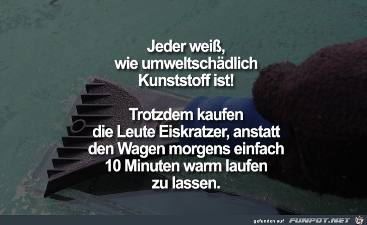 Kunststoff ist umweltschädlich Kunststoff ist umweltschädlich
