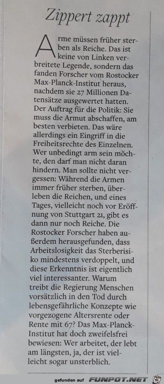 Nur noch Reiche