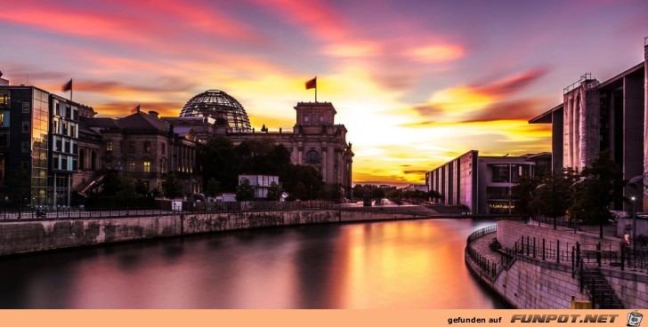 Berlin-Sonnenuntergang am Reichstag Berlin-Sonnenuntergang am Reichstag