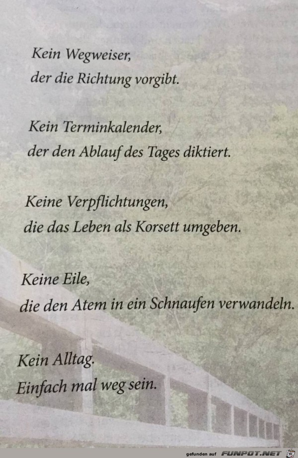 kein Wegweiser kein Wegweiser
