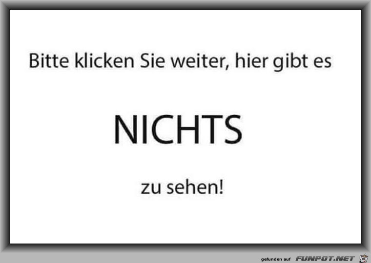 Nichts zu sehen Nichts zu sehen