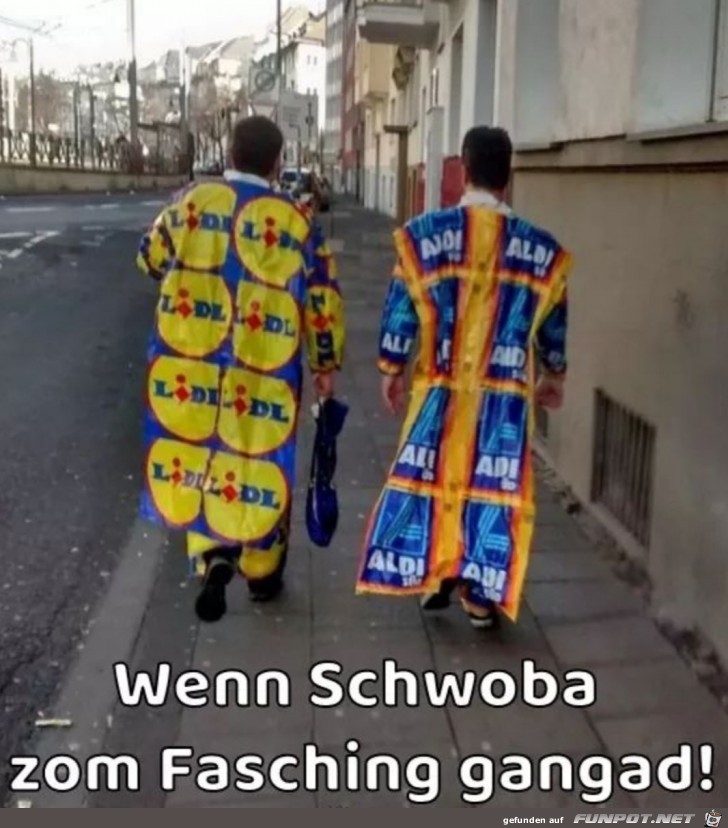 Wenn Schwaben zum Fasching gehen