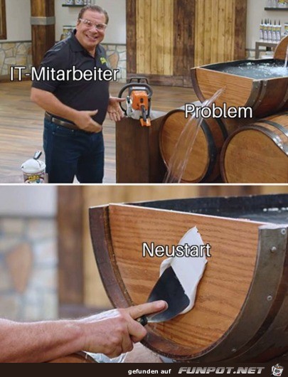 So lst man in der IT ein Problem