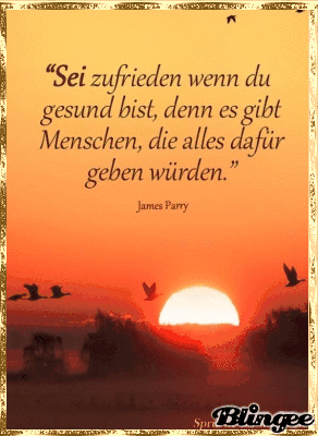 Sei zufrieden