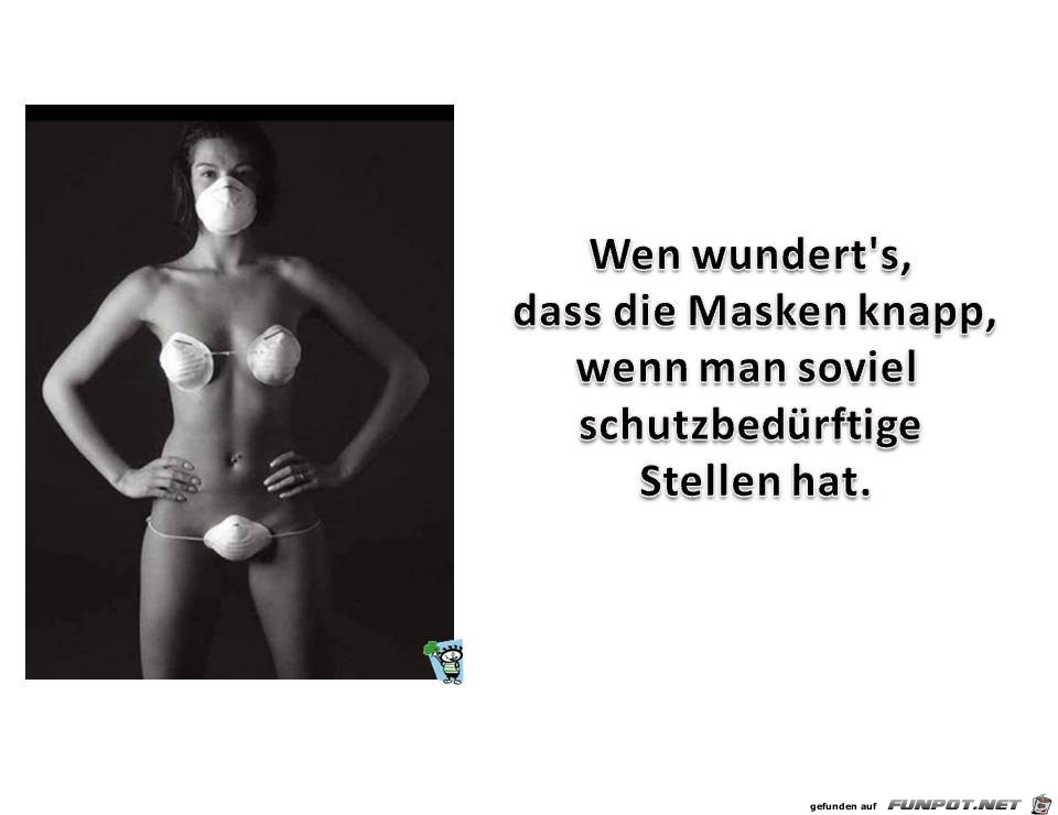 Schutzmasken sind knapp Schutzmasken sind knapp