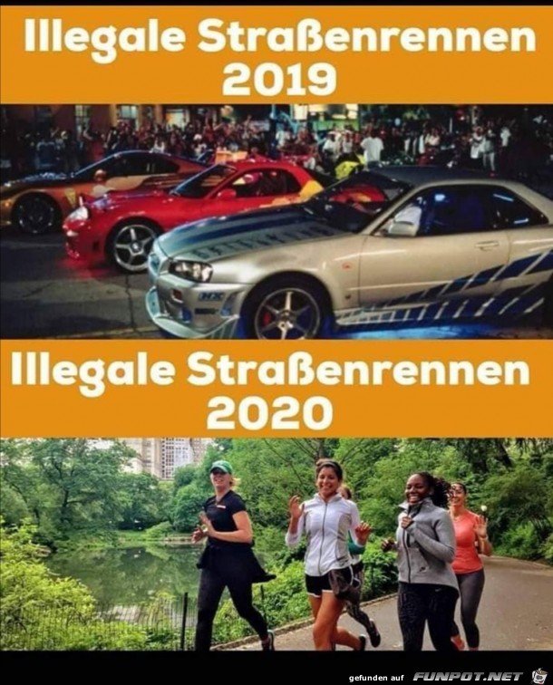 Illegales Straenrennen