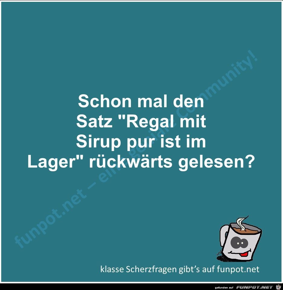 Scherzfrage Scherzfrage