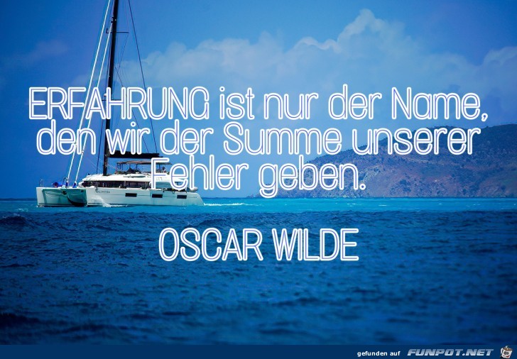 Erfahrung ist nur der Name Erfahrung ist nur der Name
