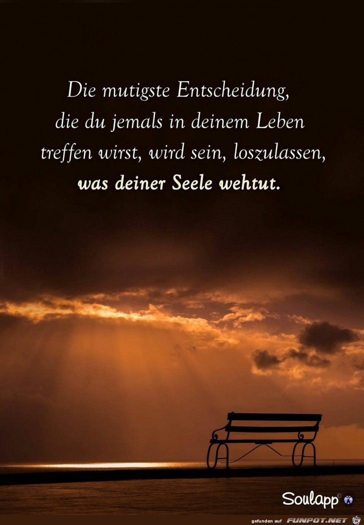 Loslassen was der Seele wehtut Loslassen was der Seele wehtut