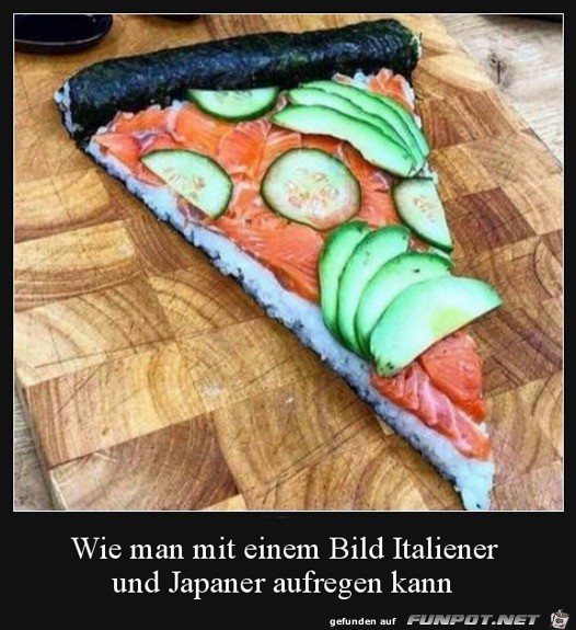 Japanische Pizza