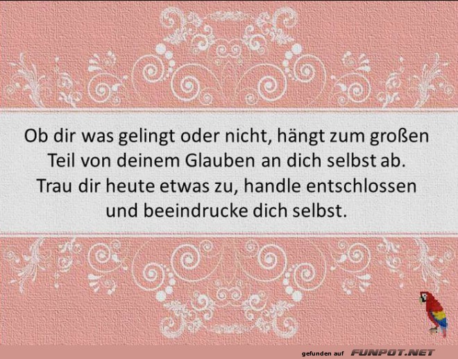 Ob dir was gelingt Ob dir was gelingt
