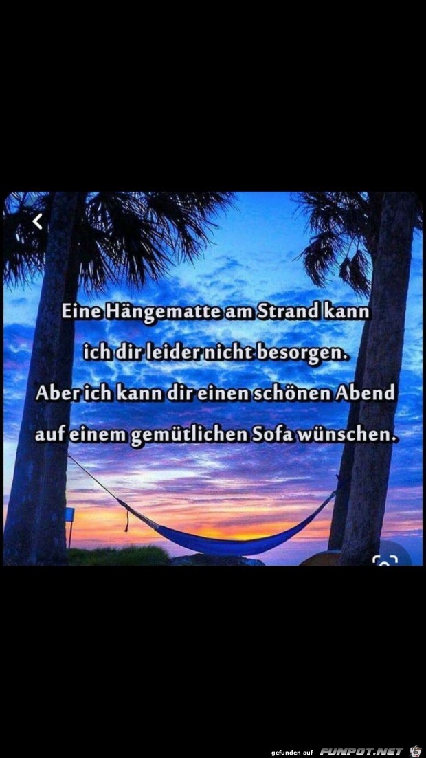 Ich wnsche dir einen schnen Abend