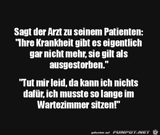 Ihre Krankheit ist ausgestorben Ihre Krankheit ist ausgestorben