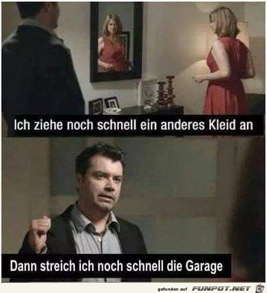 schnell umziehen