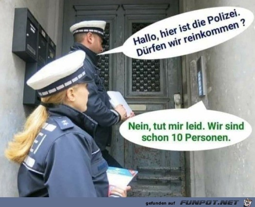 Wir sind schon 10 Personen Wir sind schon 10 Personen