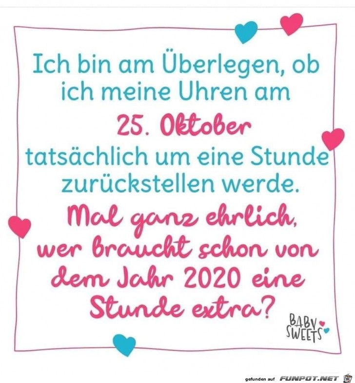 Ich bin am berlegen...