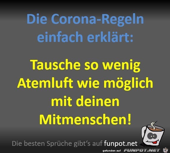 Corona-Regeln einfach erklärt Corona-Regeln einfach erklärt