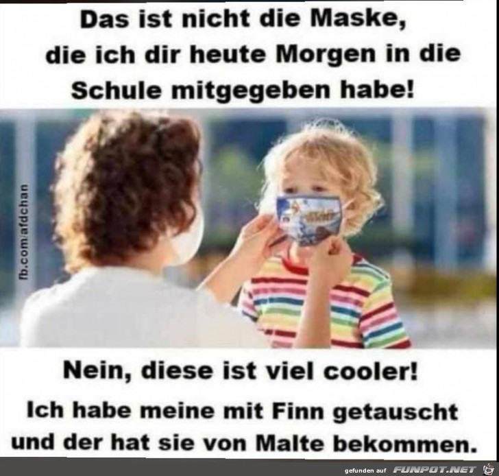 Das Thema Maske und Kinder