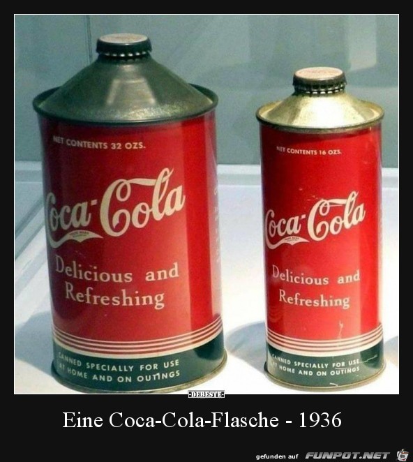 Coca-Cola Flasche von 1936 Coca-Cola Flasche von 1936
