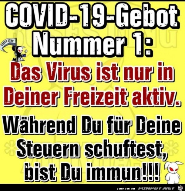 Virus nur in der Freizeit aktiv Virus nur in der Freizeit aktiv