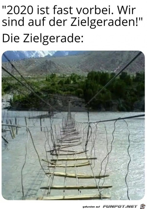 Die Zielgerade von 2020 Die Zielgerade von 2020