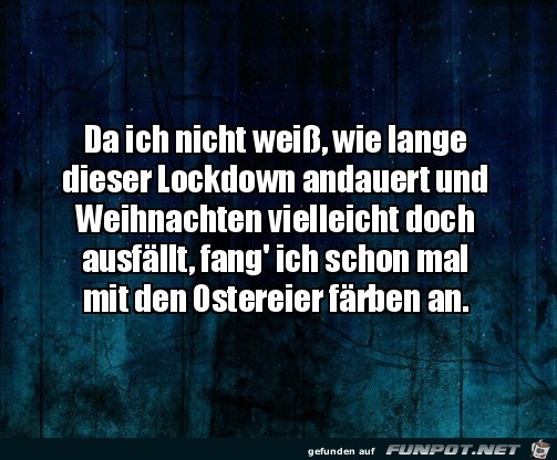 Ich färbe schon mal Ostereier Ich färbe schon mal Ostereier