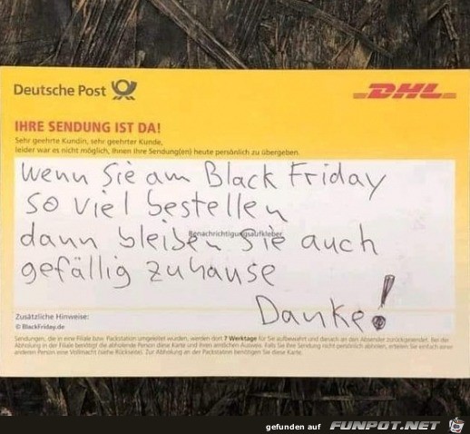 Cooler Paketbote Cooler Paketbote