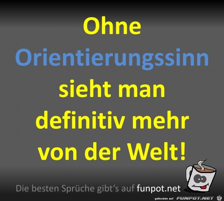 Ohne Orientierungssinn
