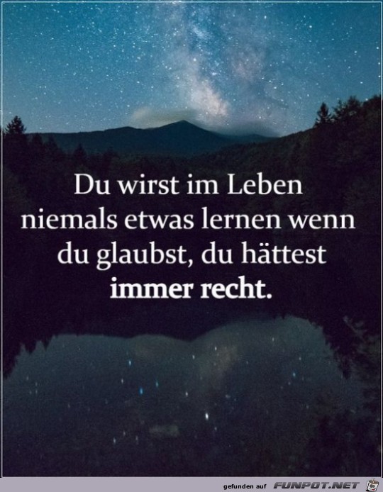 Nie was lernen
