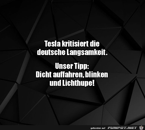 Deutsche sind langsam