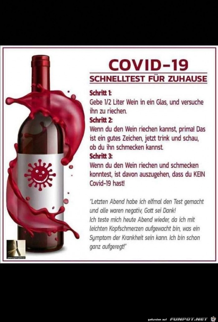 COVID 19 Schnelltest