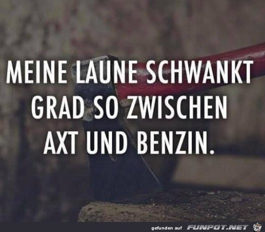 Meine Laune schwankt Meine Laune schwankt