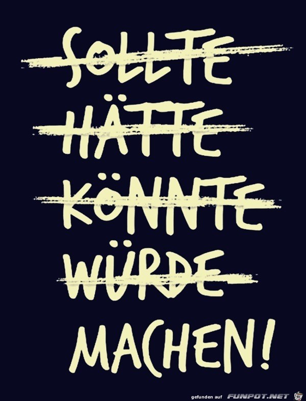 Einfach nur machen Einfach nur machen