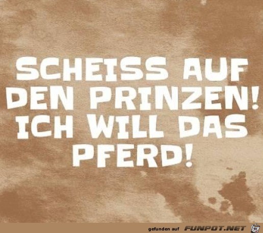 Ich will das Pferd