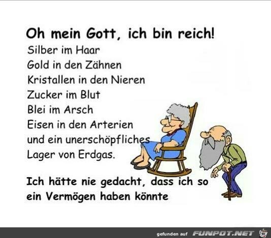 Oh mein Gott, ich bin reich ! Oh mein Gott, ich bin reich !