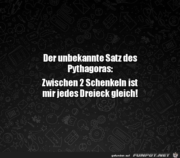 Jedes Dreieck ist gleich