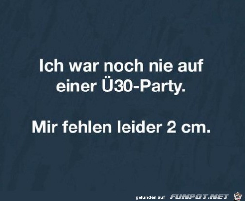 Eine 30-Party
