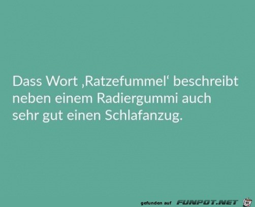Ratzefummel Ratzefummel