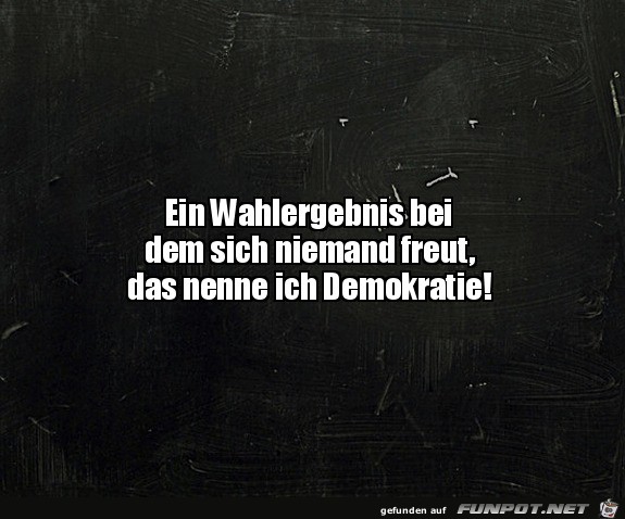 Das Wahlergebnis