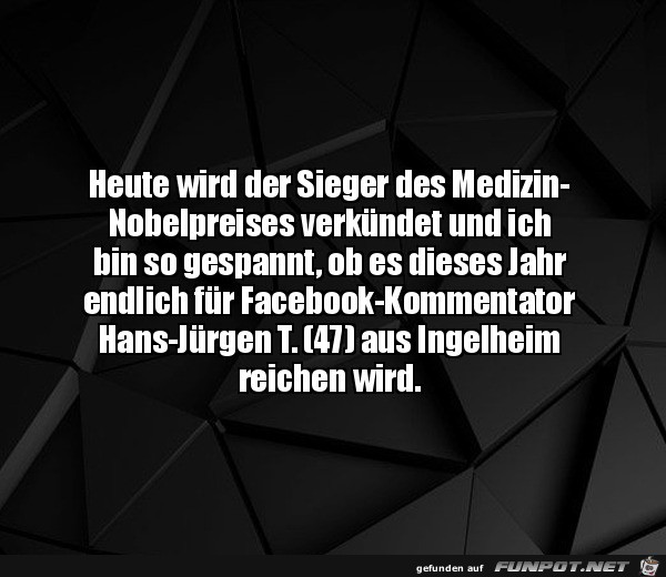 Der Medizin-Nobelpreis Der Medizin-Nobelpreis