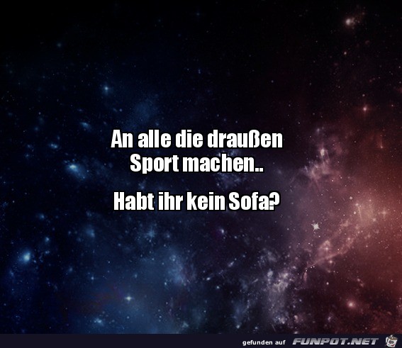 Sport draußen machen Sport draußen machen