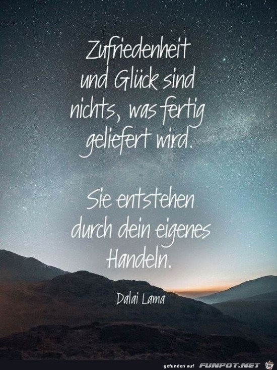 Dein eigenes Handeln Dein eigenes Handeln