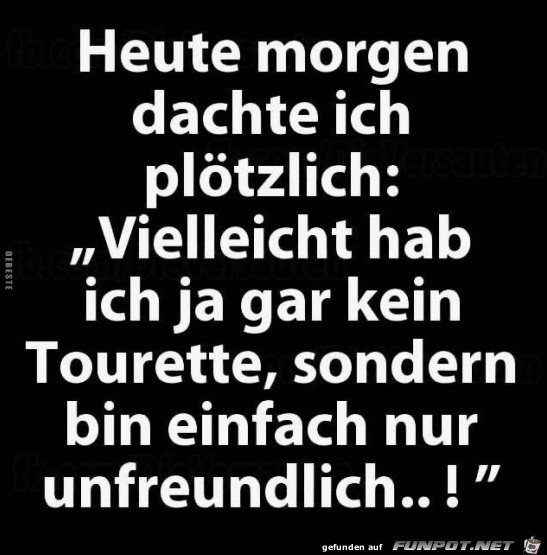 Heute morgen