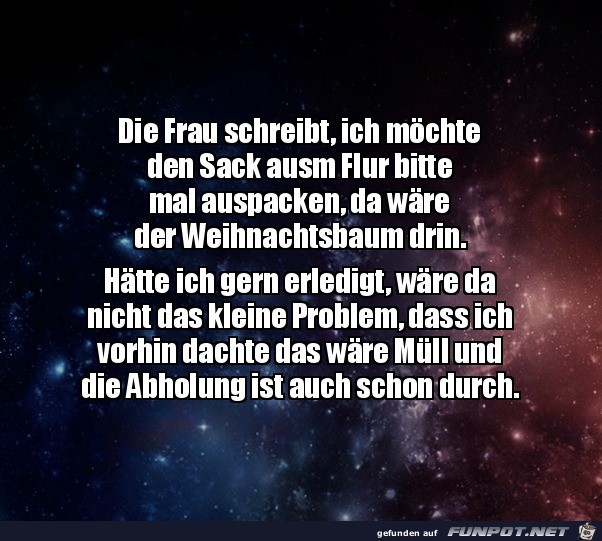 Der Sack im Flur Der Sack im Flur