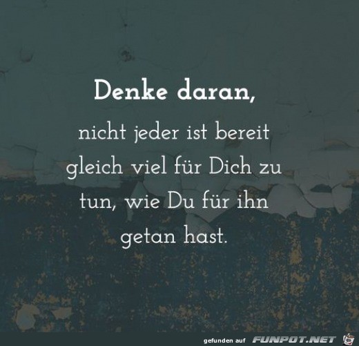 Immer daran denken Immer daran denken